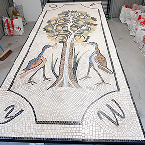Stone garden table