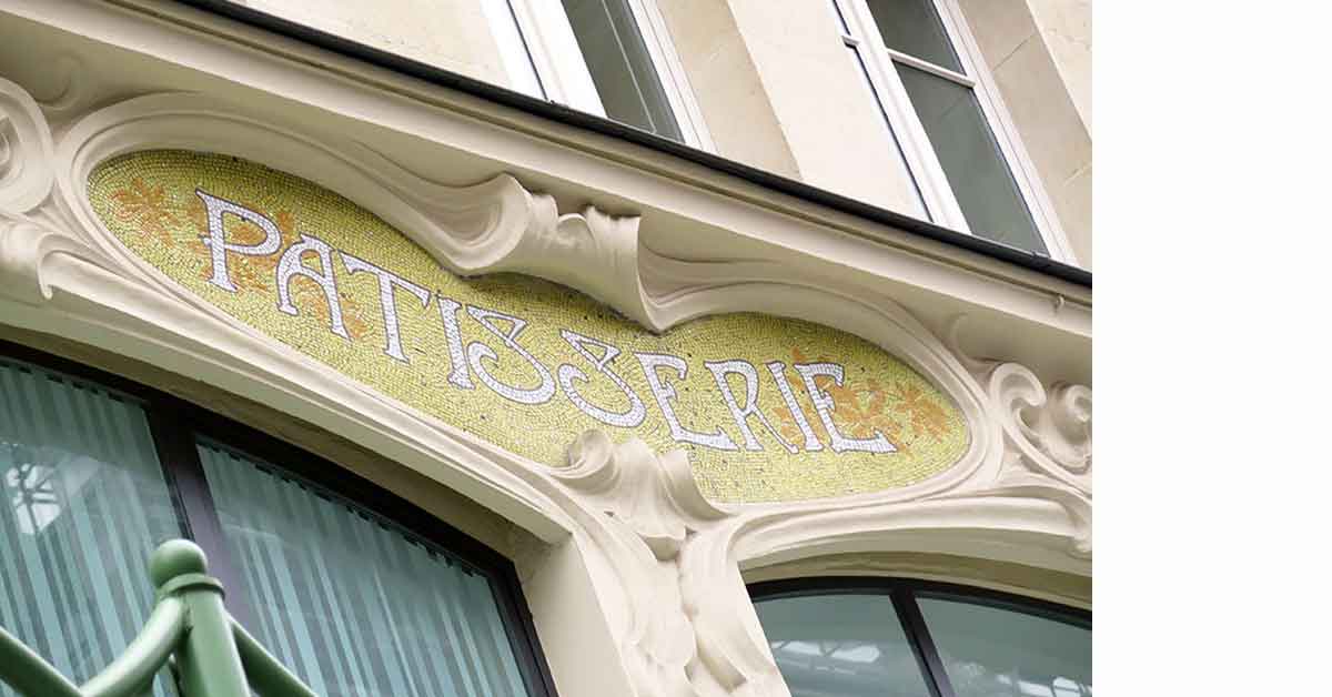 Art-Nouveau period mosaic