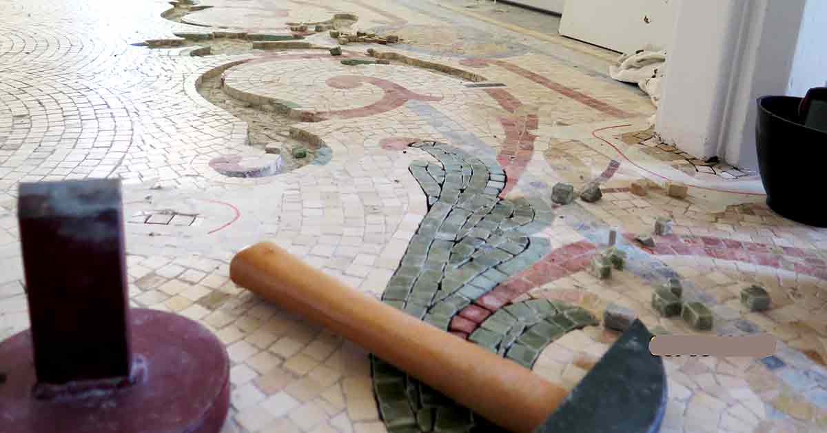 Belle Epoque mosaic restoration