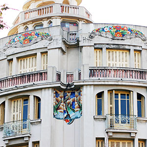 Art-Deco style mosaic exhibition