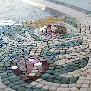 Mosaic table for pool house