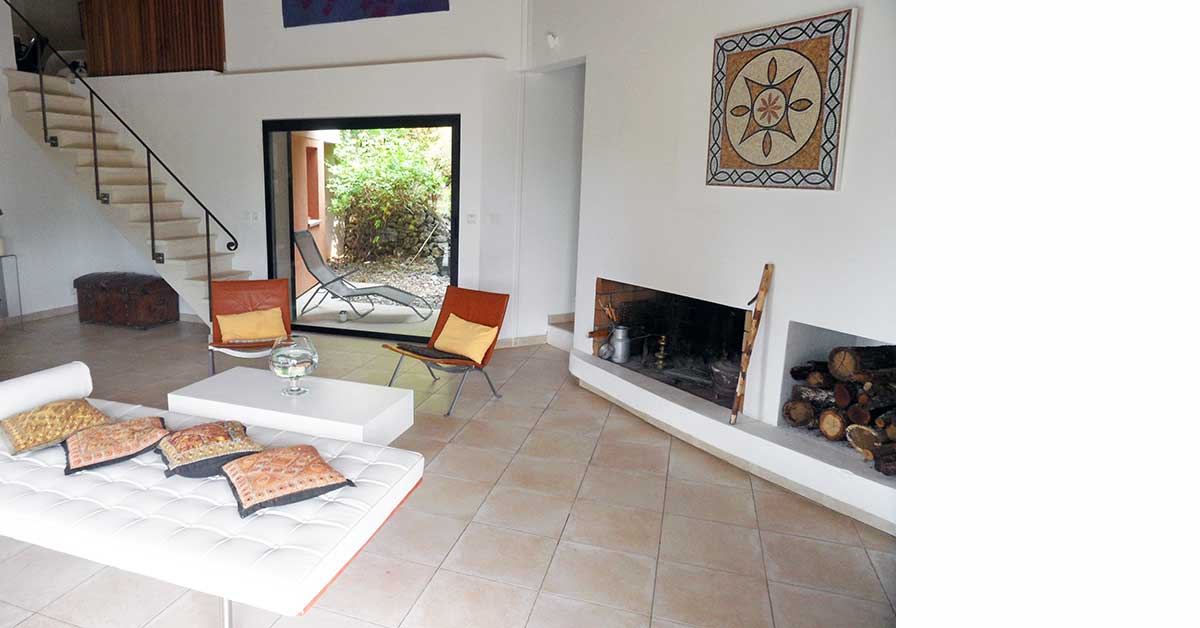 Greco roman mosaic with polished marble