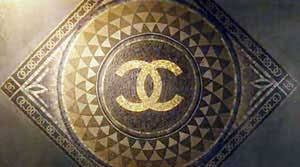 mosaic with gold smalts