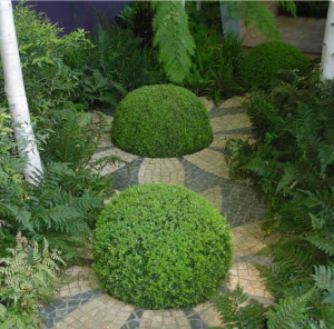 Garden and mosaic creation